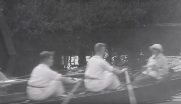 Uniek Zwols filmpje uit 1924 duikt op, roeiers in beeld