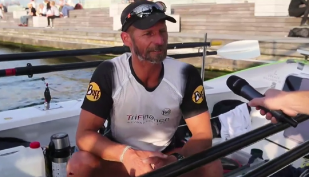 Ralph Tuijn roeit 850 Rijnkilometers in 7 dagen