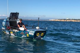 Ralph Tuijn doet een bijna routineuze recordpoging over de oceaan