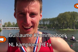 NLroeiTV: skiffkampioenen Guillaume Krommenhoek en Obbe Tibben