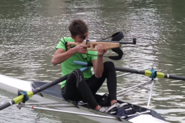 Filmpje: Biatlon in een boot, het kan