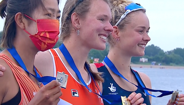 Karolien Florijn wint wereldbeker met een straatlengte