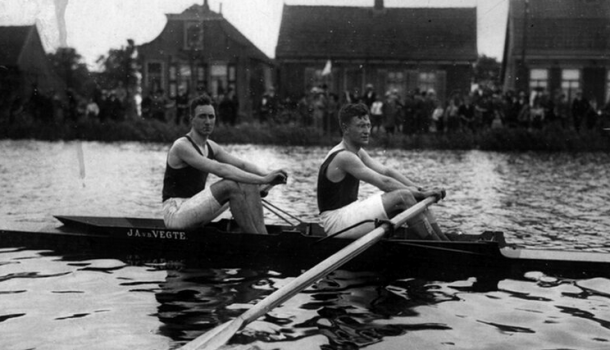Gouden olympische twee van Laga uit 1924 ook in het verzet